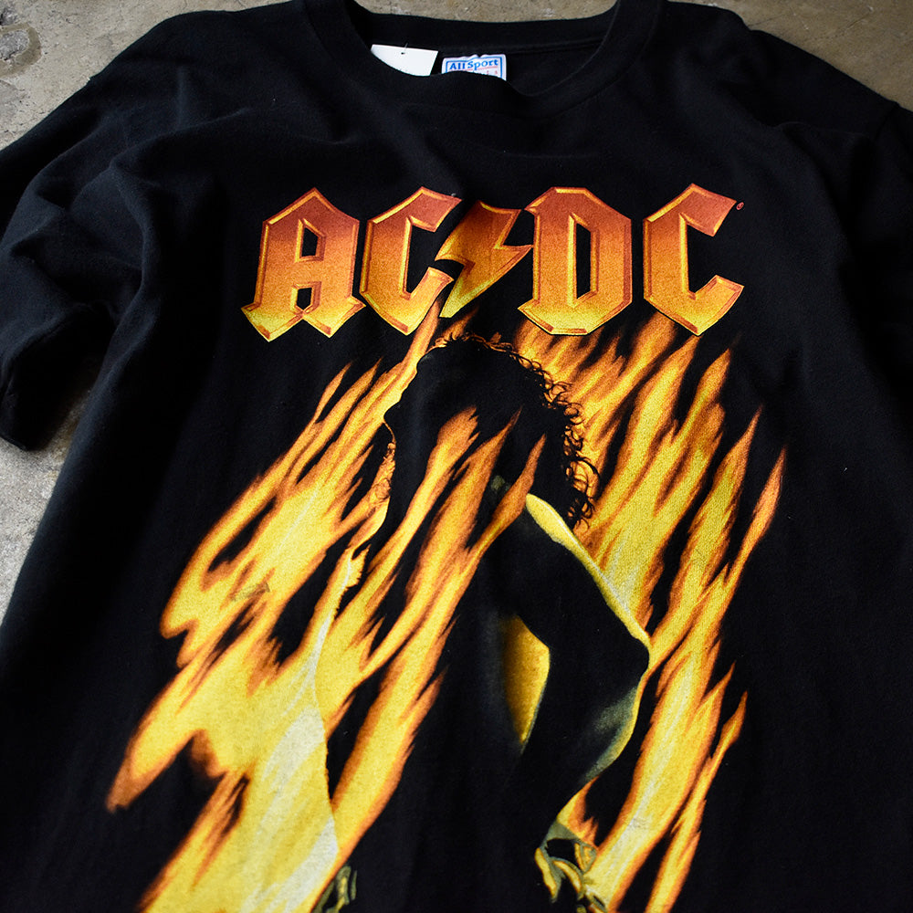 Y2K AC/DC “Bonfire” ロック Tシャツ 240621H