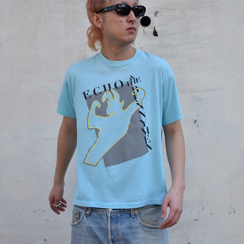 80's Echo&The Bunnymen “Tour '87” Tシャツ ミント! 240108H