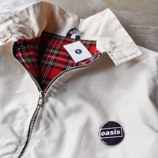 90’s UK Harrington スウィングトップ ジャケット “OASIS” 251028H