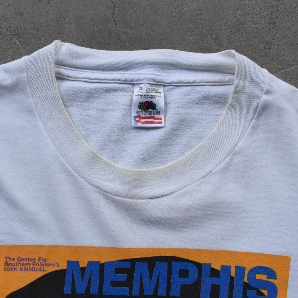 90’s Fruit of the Loom “MEMPHIS MUSIC & HERITAGE FESTIVAL” フェス Tシャツ 250501