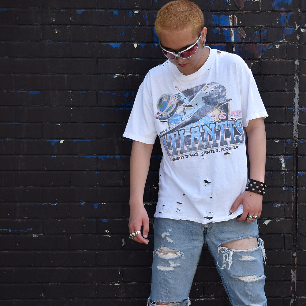90's ボロ! “STS-45 ATLANTIS” Tシャツ 250724H