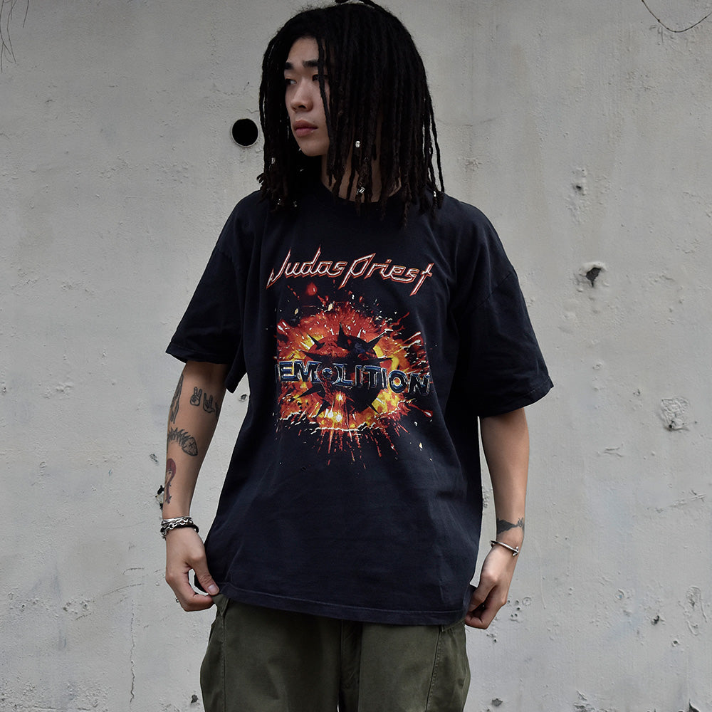 Y2K Judas Priest/ジューダス・プリースト "Demolition" World Tour Tee 230911H