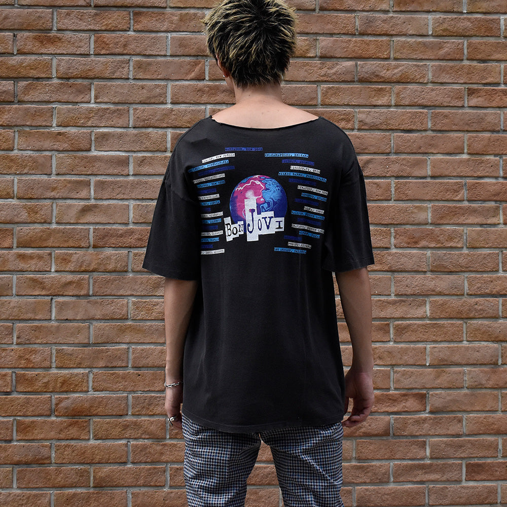 90's Bon Jovi “1994 Tour“ 三連フォト ロック Tシャツ 250731H