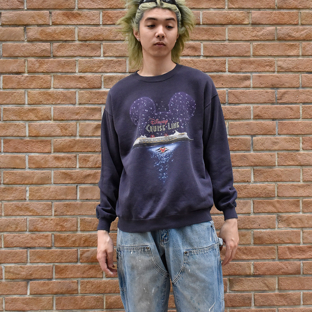 90's “Disney Cruise Line“ スウェット 250528H