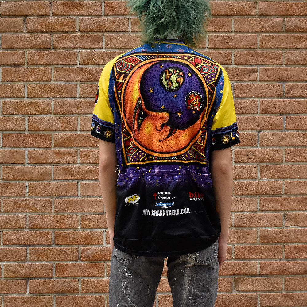Y2K voler “Sun & Moon” サイクリングシャツ USA製 250518H
