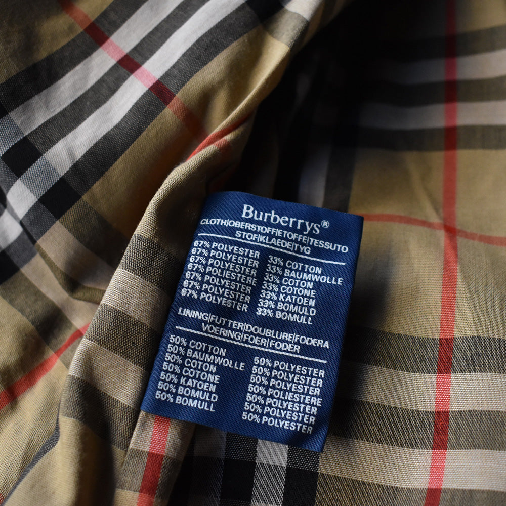 90’s Burberry バーバリーチェック トレンチコート 英国製 240108