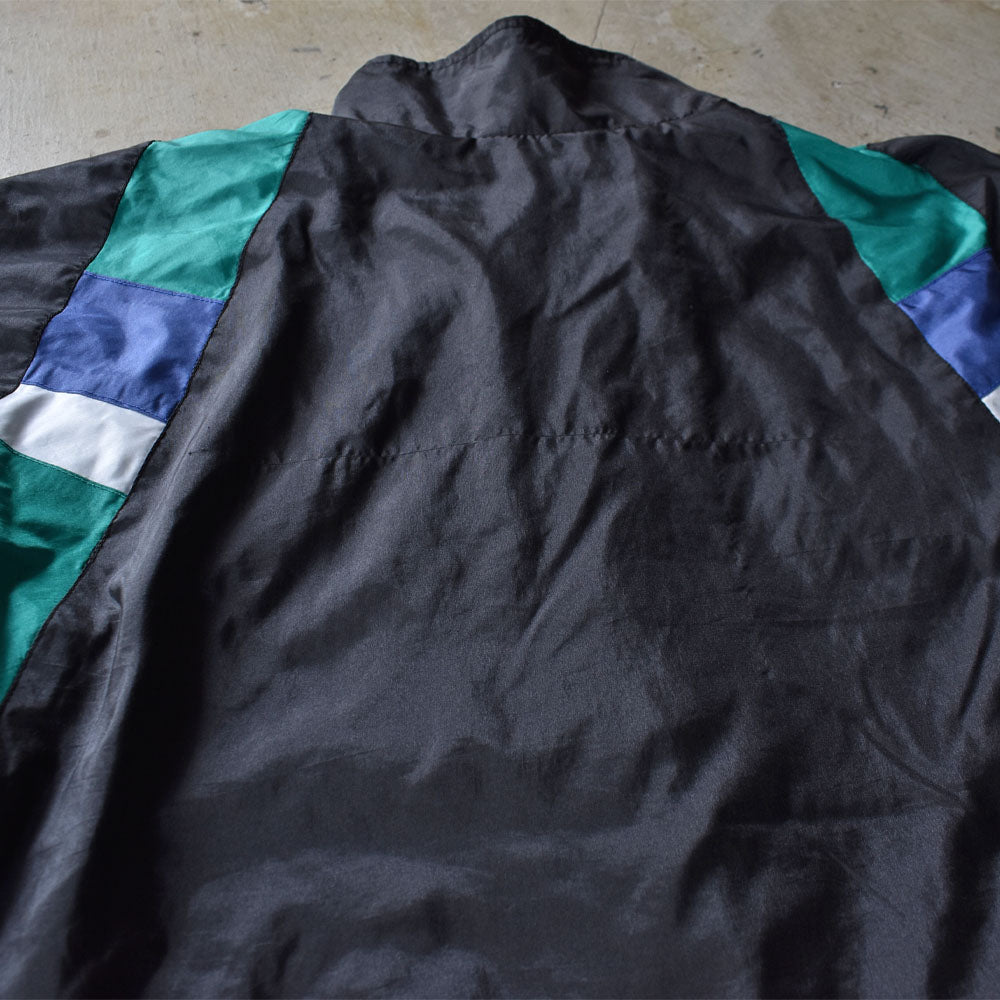 80's adidas/アディダス トレフォイルロゴ 裏地付き ナイロンジャケット 230828H