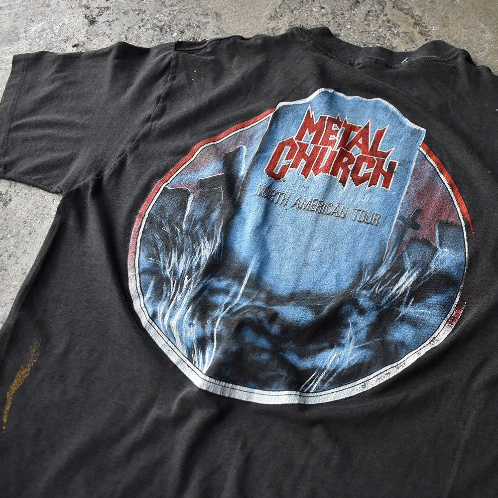 80's　Metal Church/メタル・チャーチ　NORTH AMERICAN Tour Tee　230626H