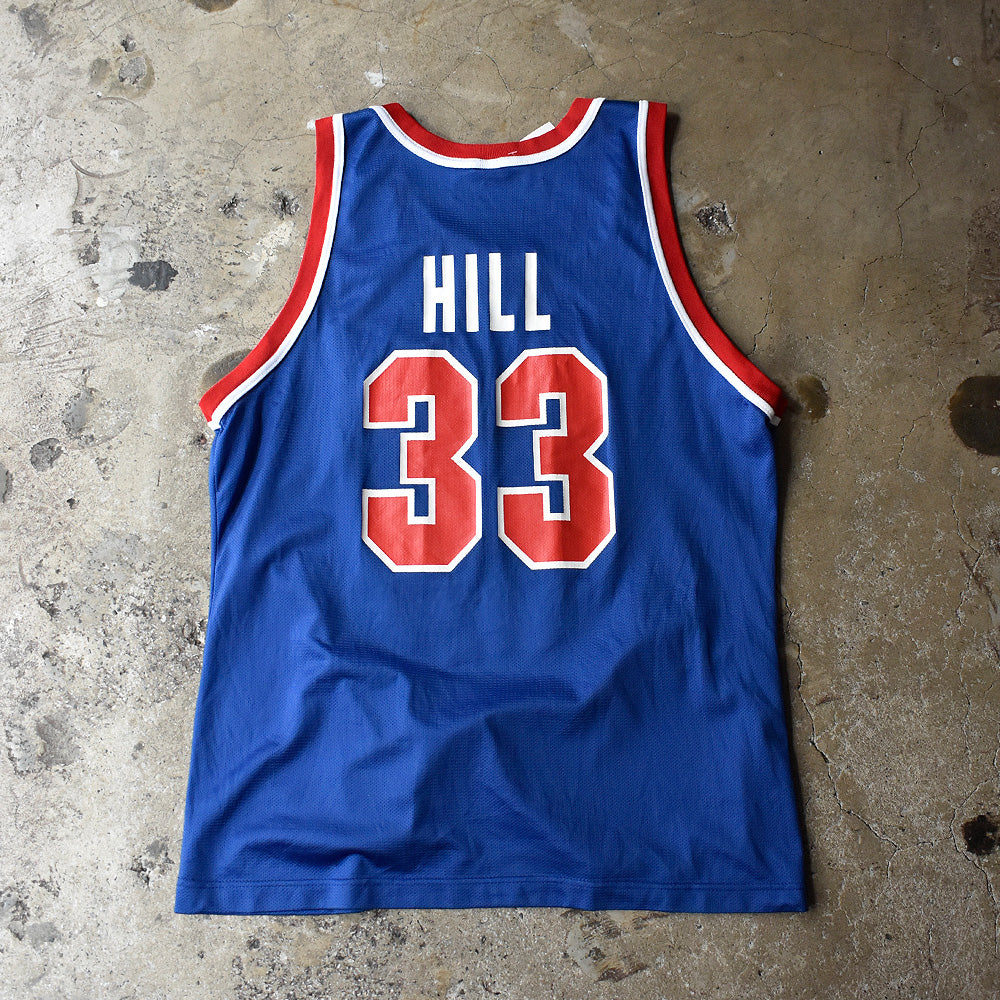 90's Champion NBA Detroit Pistons “Grant Hill” バスケゲームシャツ 250628H