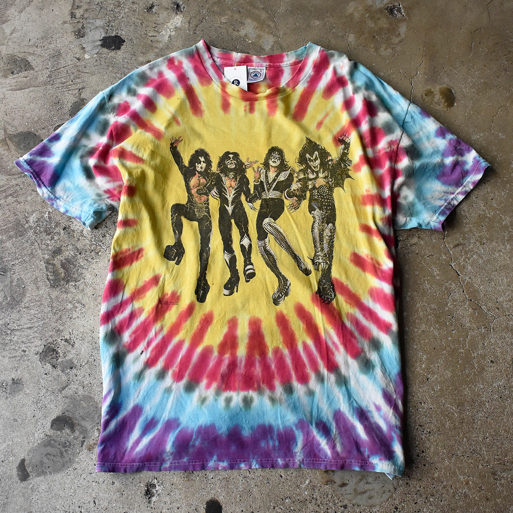 90sUSA製 KISS Destroyer タイダイ T シングルステッチ L 90's KISS “Destroyer” タイダイ！Tシャツ 250607H – LABORATORY®