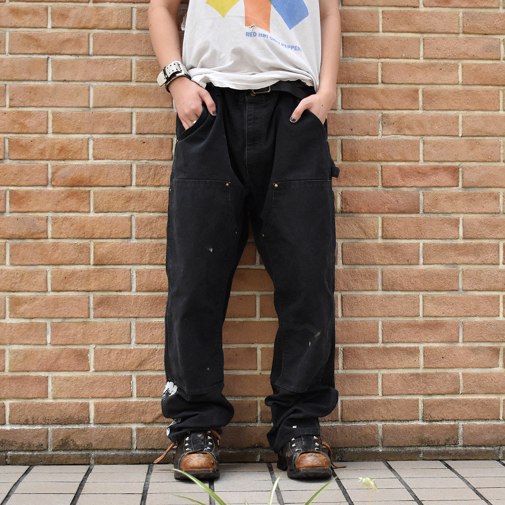 Carhartt ブラック! ダブルニー ダック ペインターパンツ 240814H