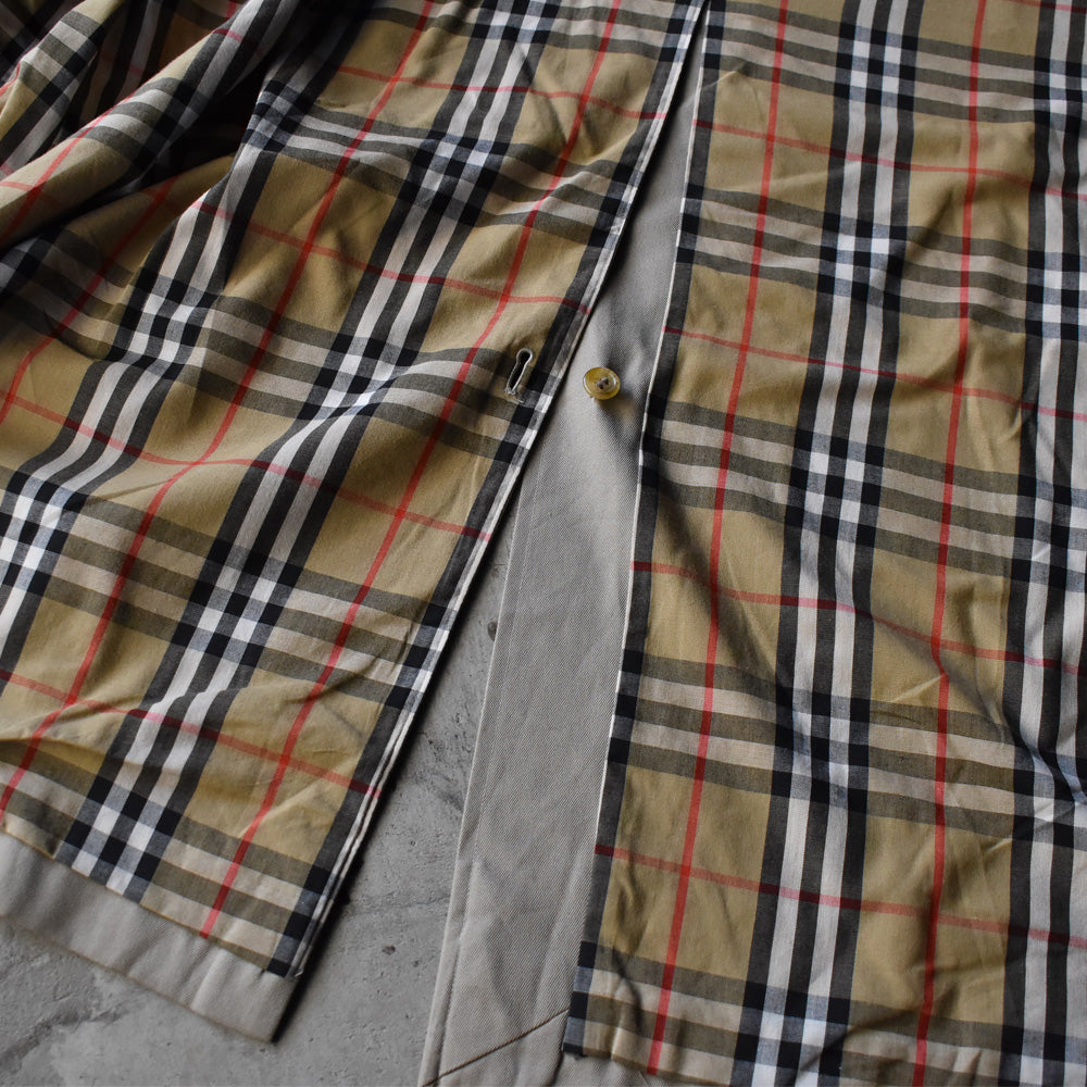 90’s Burberry バーバリーチェック トレンチコート 英国製 240108