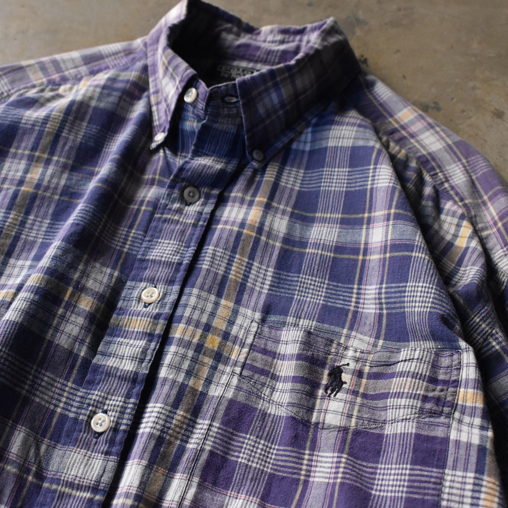90's Ralph Lauren “BLAIRE” チェック ボタンダウンシャツ 240517 S2106