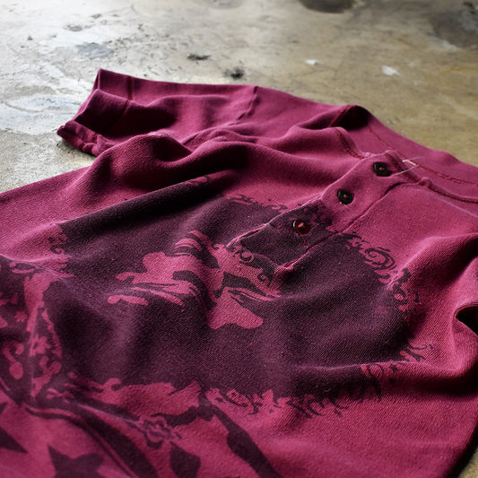 ジミ・ヘンドリックス ヘンリーネック Tシャツ 70年代初期 エンジグレープ ヴィンテージ