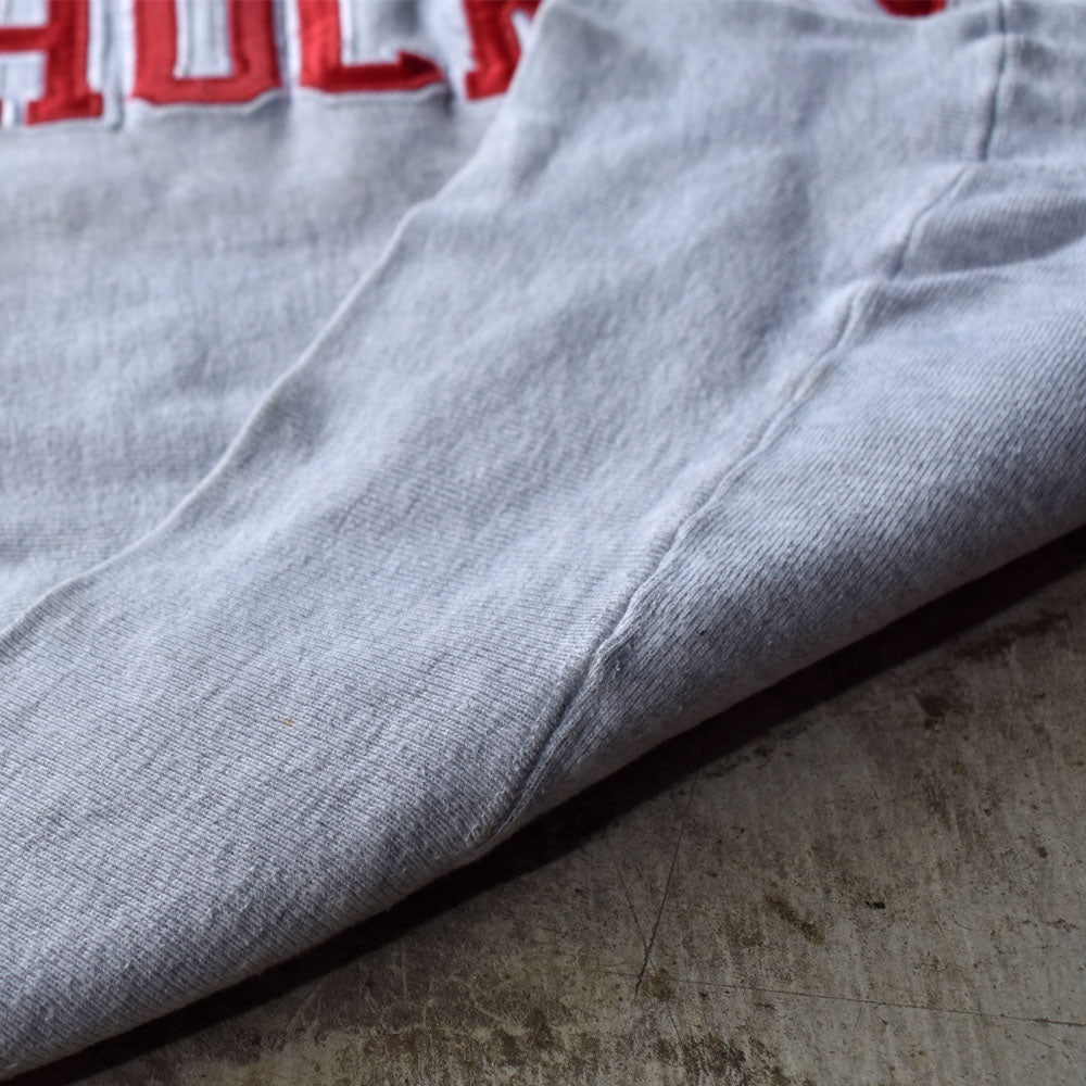 90's Champion/チャンピオン "WISCONSIN HOCKEY" ワッペン刺繡 RWスウェット USA製 230705
