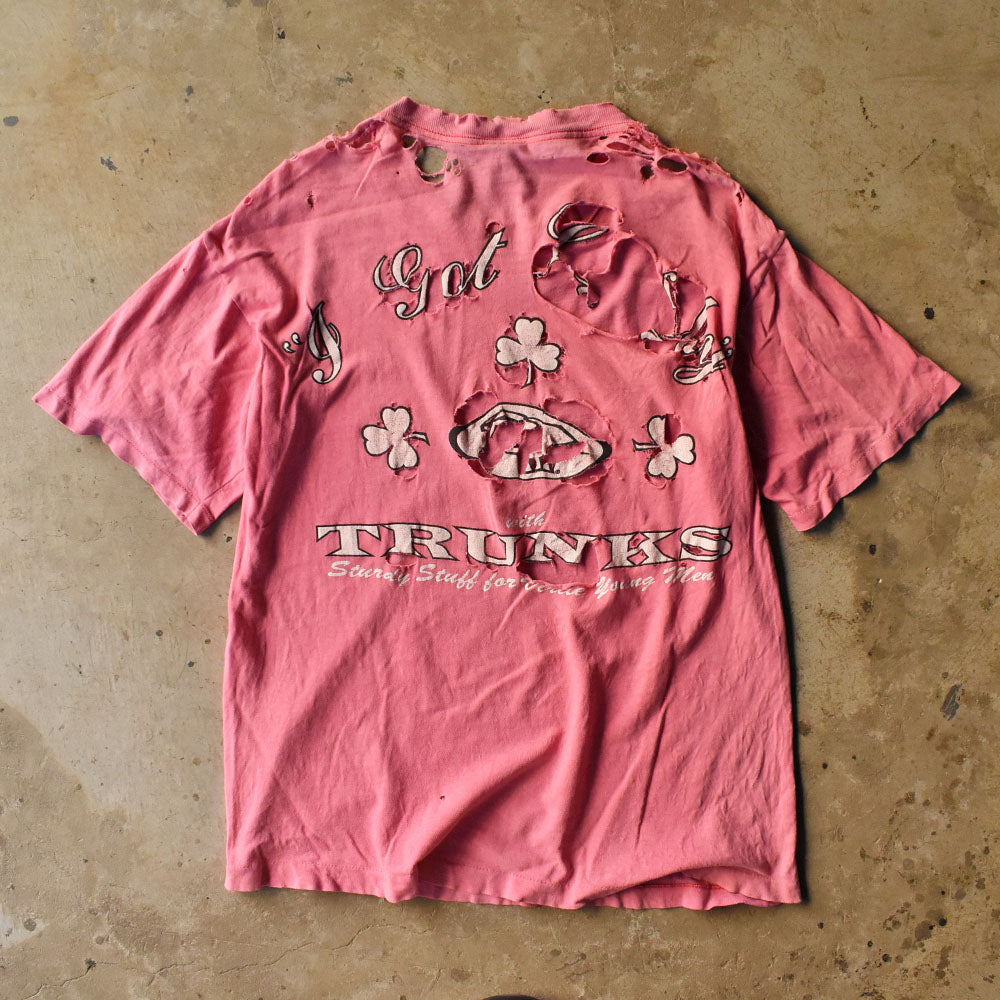 90’s TRUNKS "I Got Lucky" BORO Tシャツ 250919H