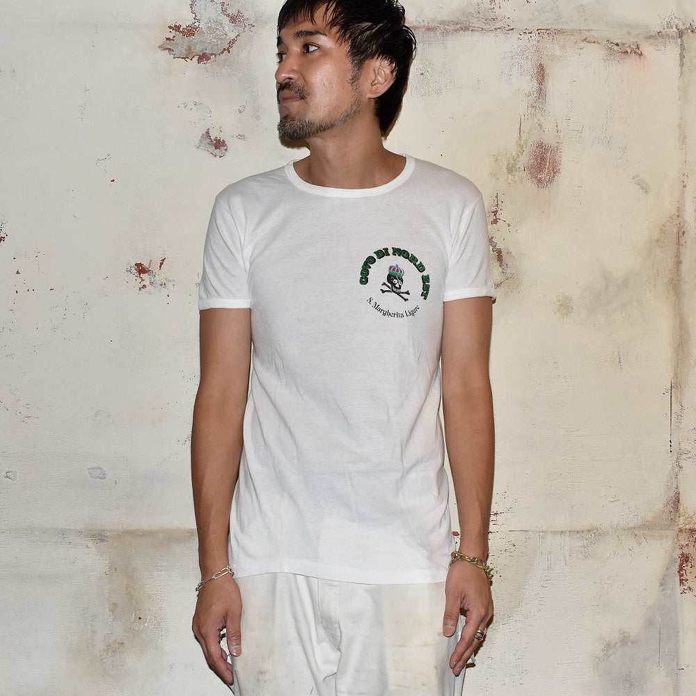 70's “Covo di Nord Est“ ナイトクラブ Tシャツ Italy製 250812H