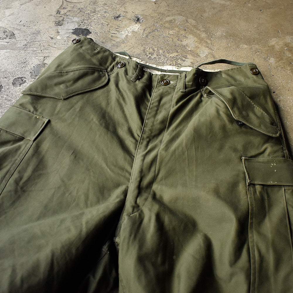 '51 ノンウォッシュ! U.S.ARMY M-51 ライナー付き フィールドパンツ 250109H