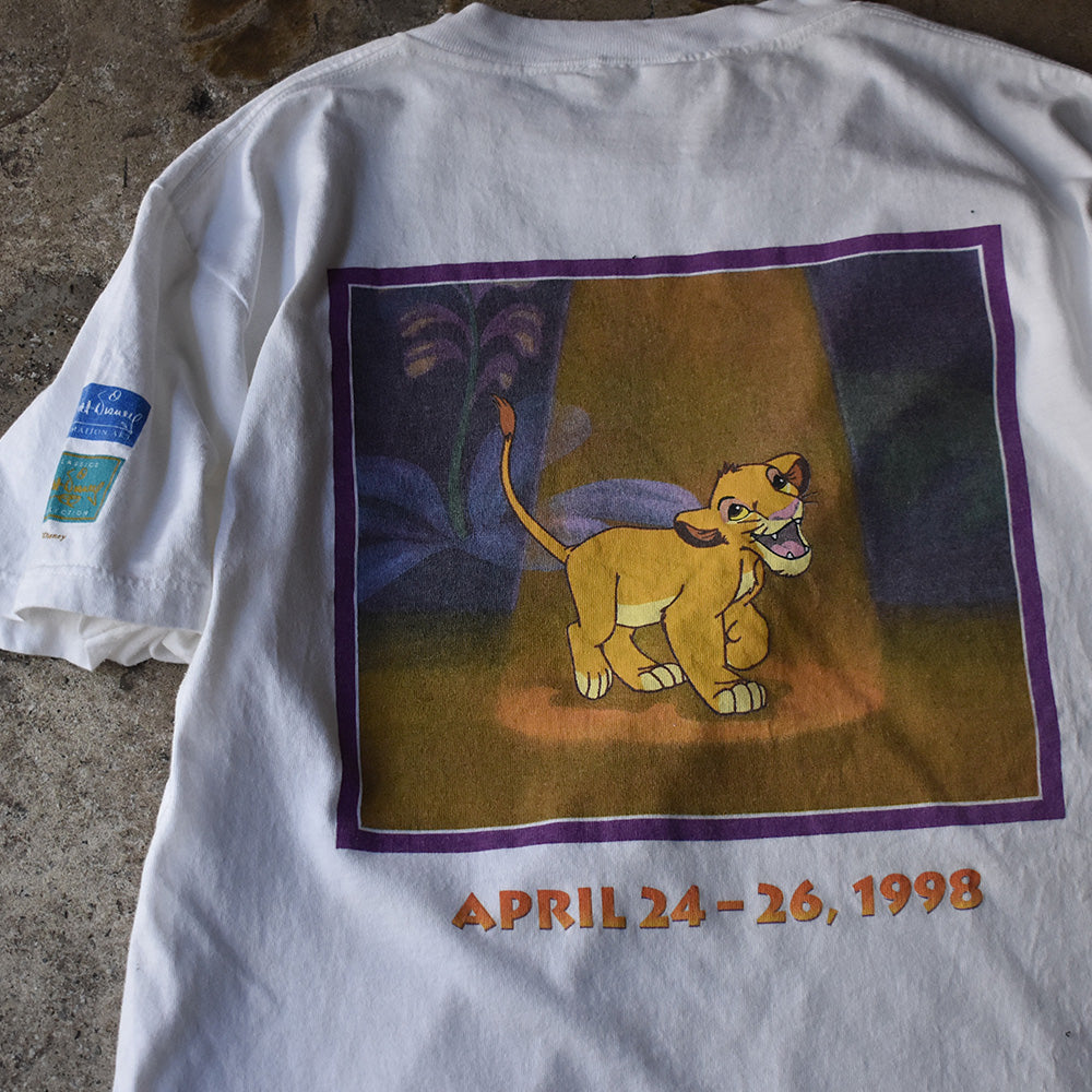 90's Disneyディズニー Lion King/ライオンキング "シンバ" Tee USA製 230516H