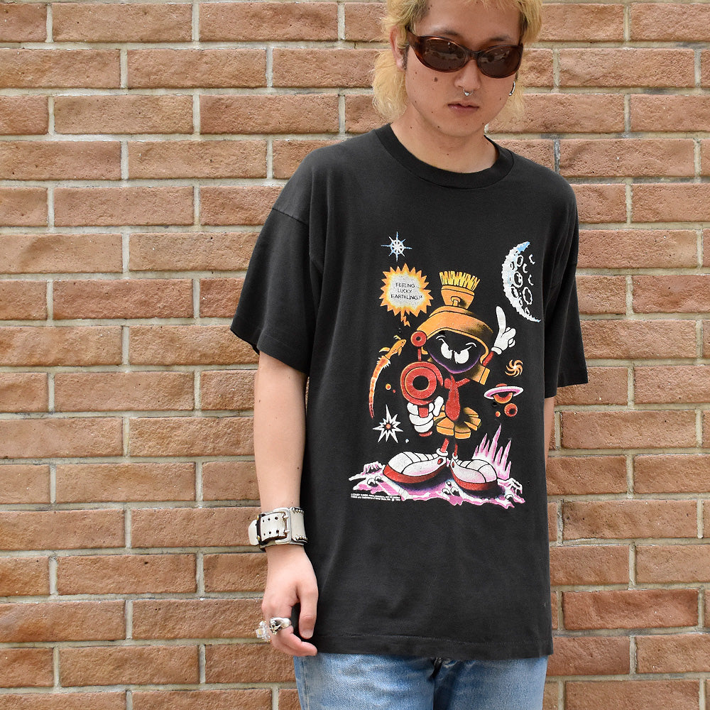 90's Looney Tunes “Marvin the Martian” 海外アニメ キャラ Tシャツ USA製 240710H