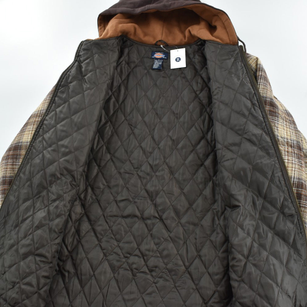 Y2K Dickies フード付き キルティングネルシャツ 260303H