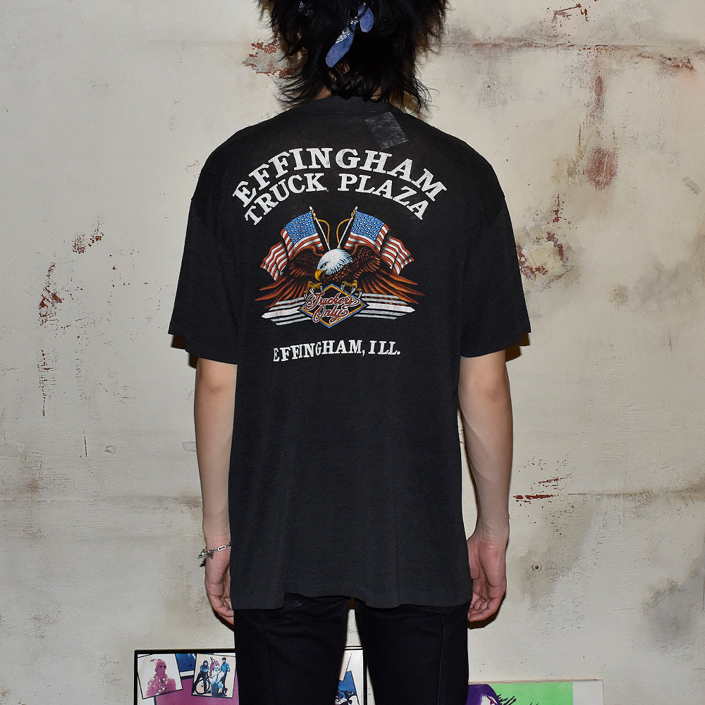 90's 3D EMBLEM “Leader of the Pack Wolf” Tシャツ USA製 250506H