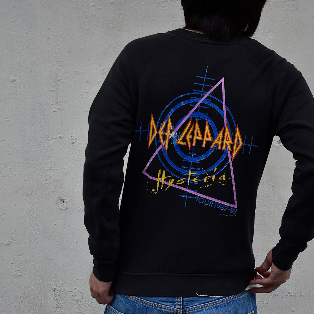 80’s Def Leppard “HYSTERIA 1987-1988 Tour” スウェット USA製 230922H