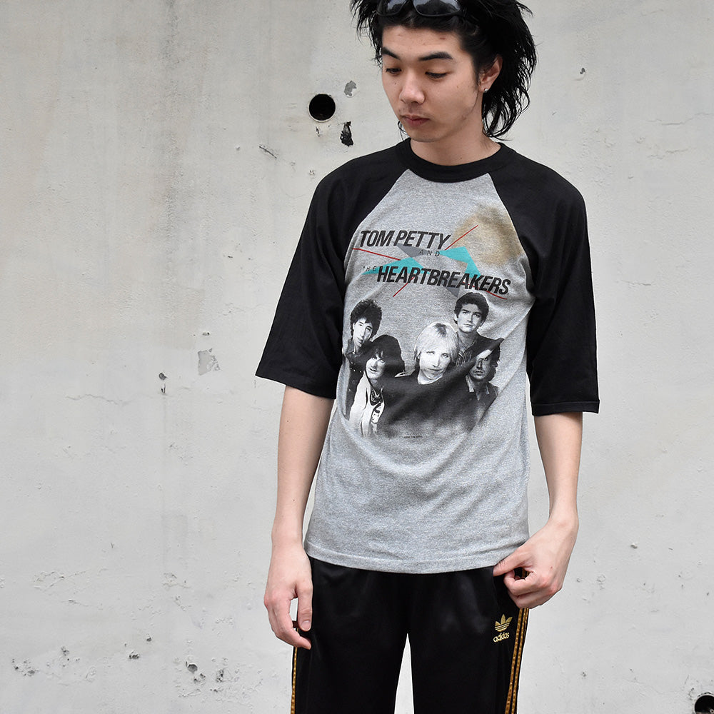 80's Tom petty and the Heartbreakers “Long After Dark” Tour ラグランスリーブTシャツ 250428H