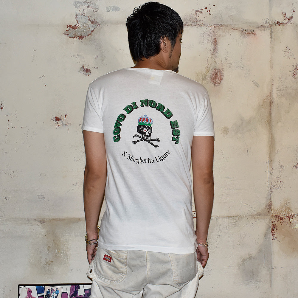 70's “Covo di Nord Est“ ナイトクラブ Tシャツ Italy製 250812H