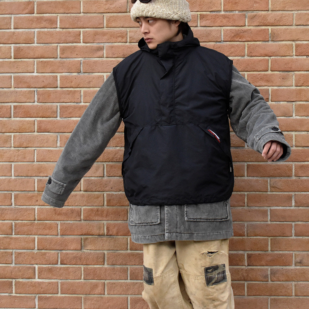 POLO SPORT フード付き ハーフジップ ナイロンベスト 240216H
