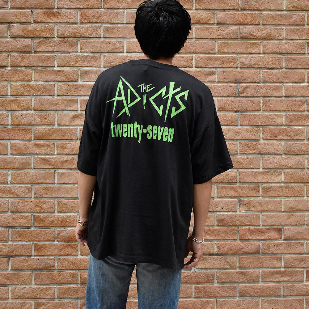 90's The Adicts “Twenty-Seven“ ロック Tシャツ 250706HY3