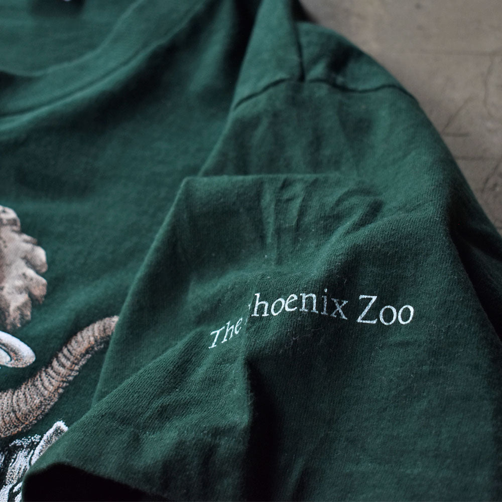 90’s “The phonix zoo” アニマルプリント Tシャツ USA製 240327