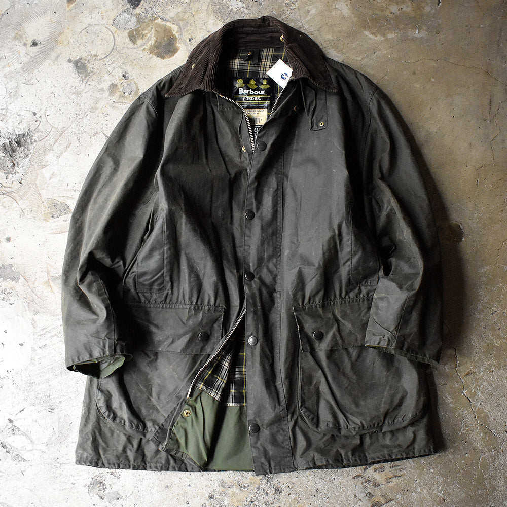 90's Barbour “BORDER” オイルドジャケット イングランド製 250116H