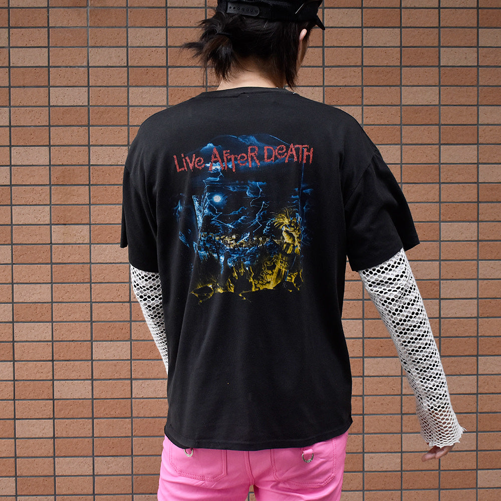 80's Iron Maiden “Live After Death” Tシャツ 240415H