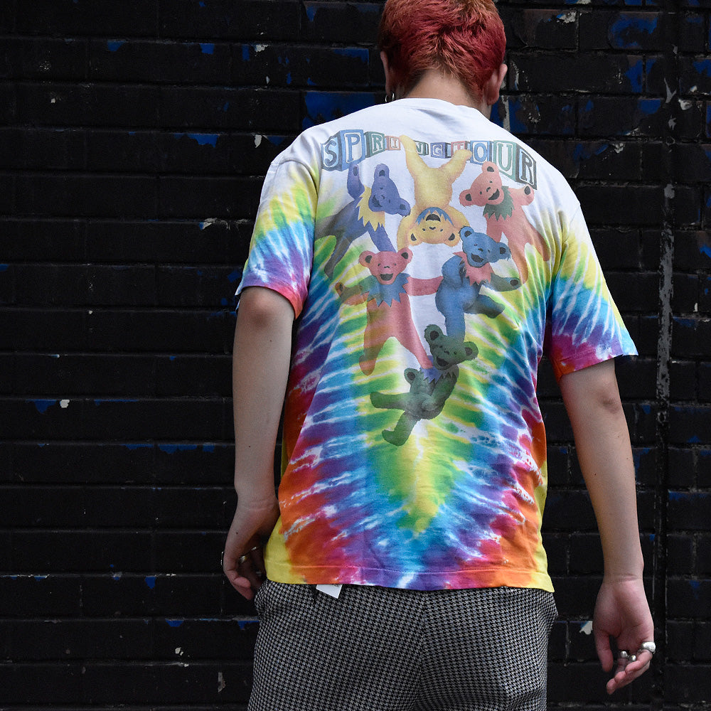 90’s LIQUID BLUE Grateful Dead “デッドベア” タイダイ ロック Tシャツ USA製 250828H