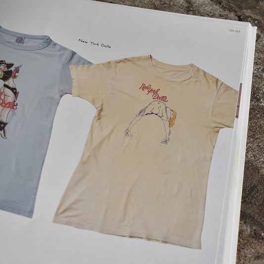 70's New York Dolls “Hip Girl” Tシャツ “Couleurshirt掲載” 231002HY33
