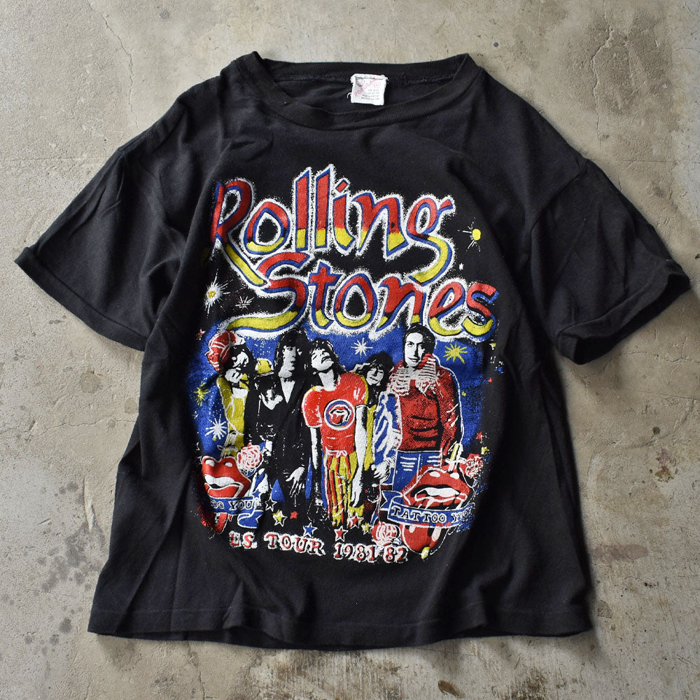 80's　THE ROLLING STONES/ザ・ローリング・ストーンズ  "US.TOUR 81-82" Tシャツ　230705H