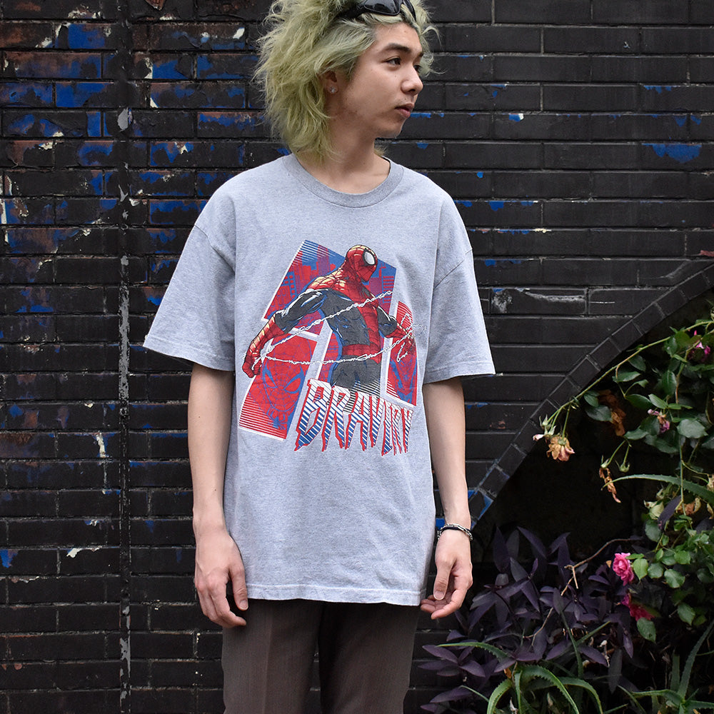 Y2K MARVEL “Spider-Man” Tシャツ 250604H