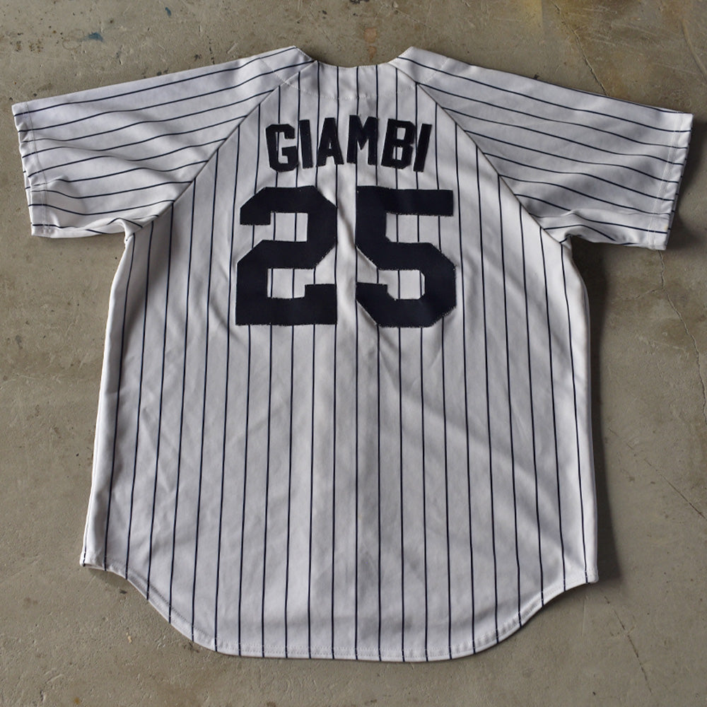 Y2K Majestic “MLB NY Yankees / Jason Giambi #25” ベースボールシャツ USA製 221003H