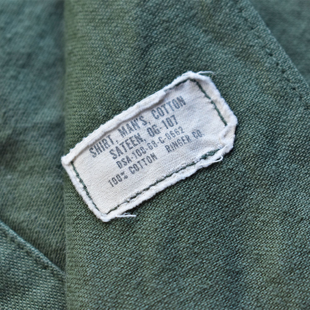 ’65 U.S.ARMY シャツ袖 4th ユーティリティシャツ 230917