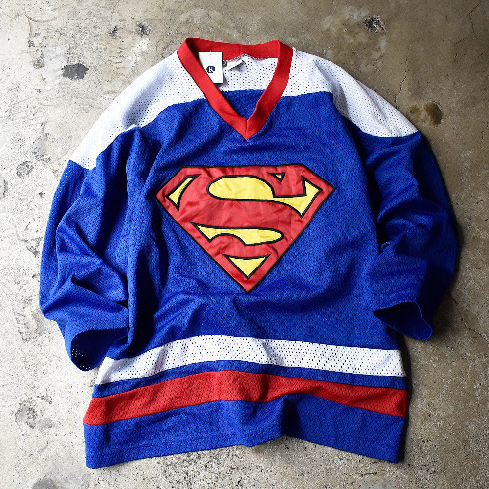 90's DC COMICS “Superman” ホッケーシャツ 240423H