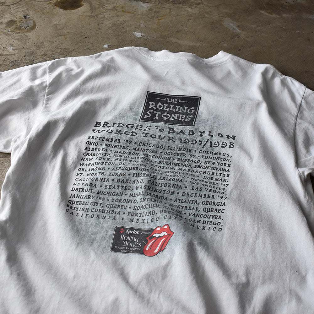 90's The Rolling Stones “Bridges to Babylon” World Tour Tシャツ 240429H