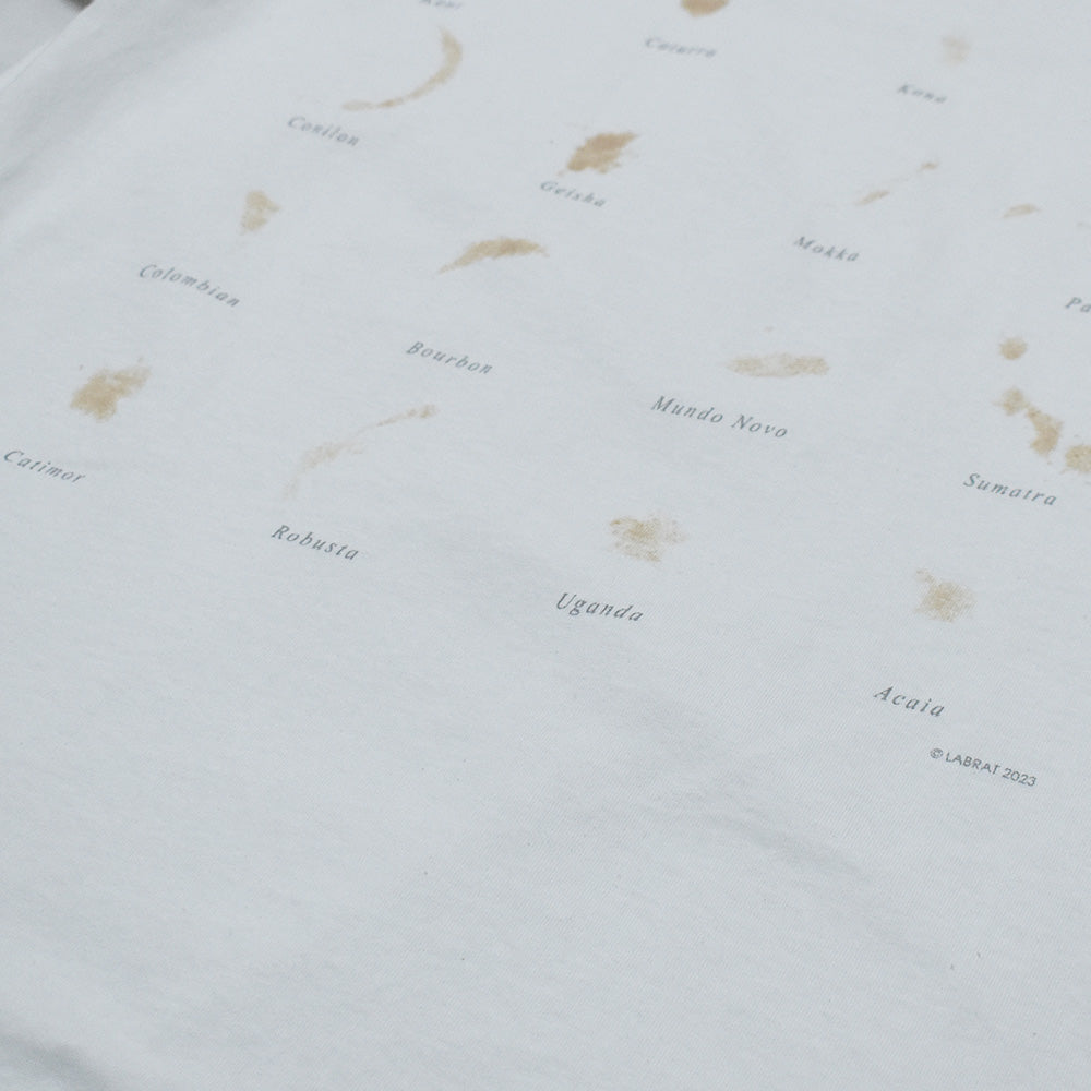 LABRAT "Coffee Stain" Tシャツ LR-2024-08 240601