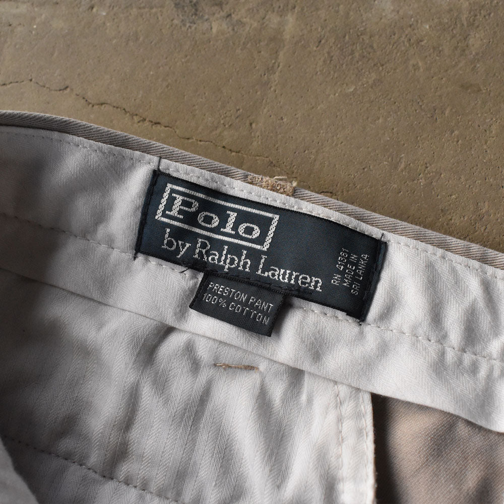 Polo Ralph Lauren “PRESTON PANT” ノータック チノパン 240507 S2103