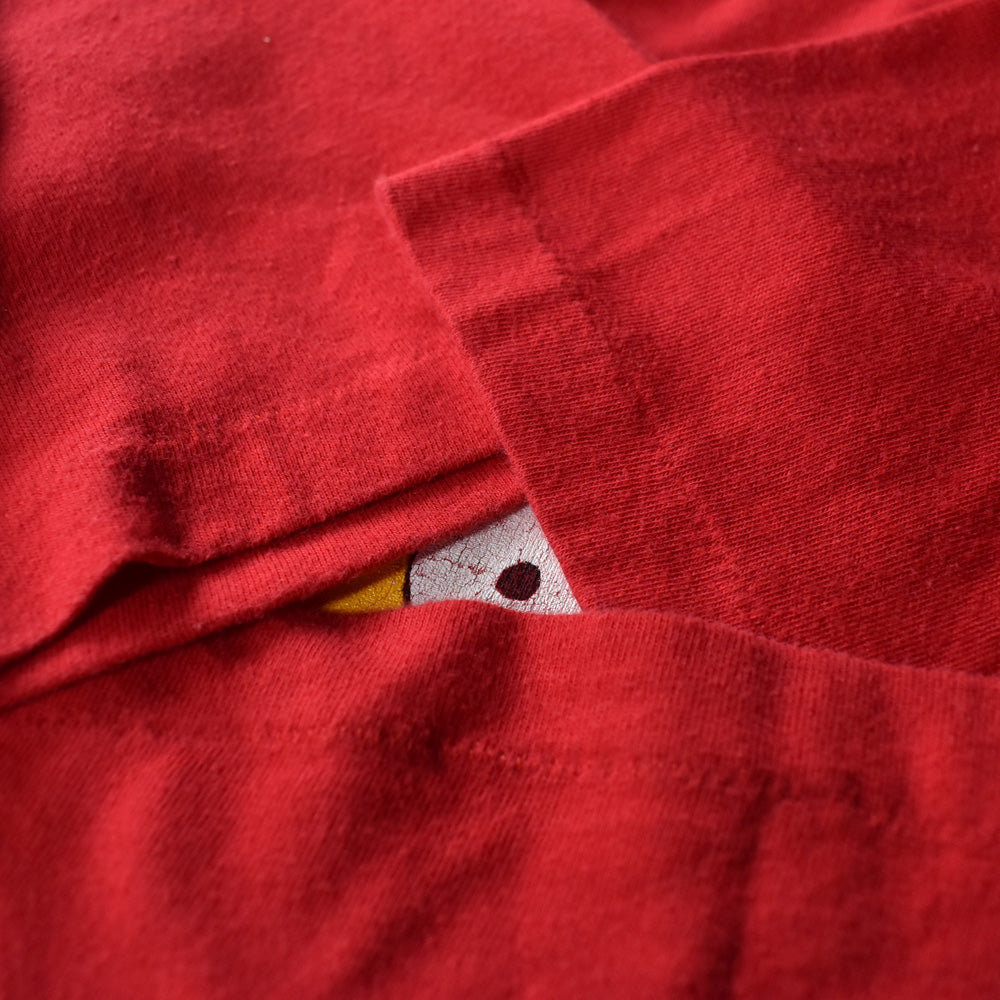 90's The Simpsons “UNIVERSITY OF ARKANSAS” 海外アニメ キャラ カレッジ Tシャツ USA製 230614H