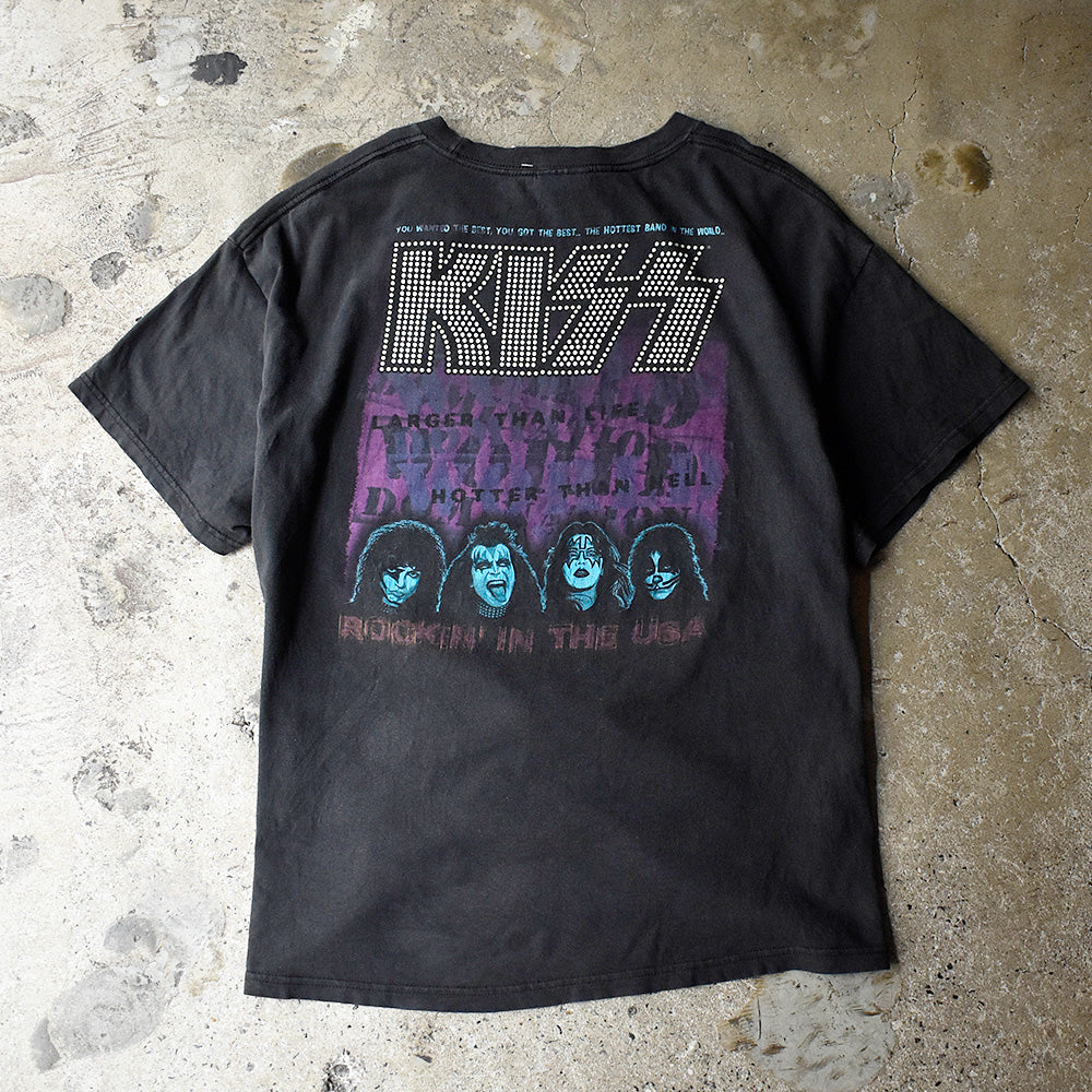Y2K KISS “Rockin' In The USA” Tシャツ 250627H