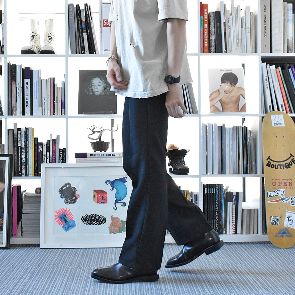 90’s Wrangler “ランチャー” ドレスパンツ ポリパン BLK 240813