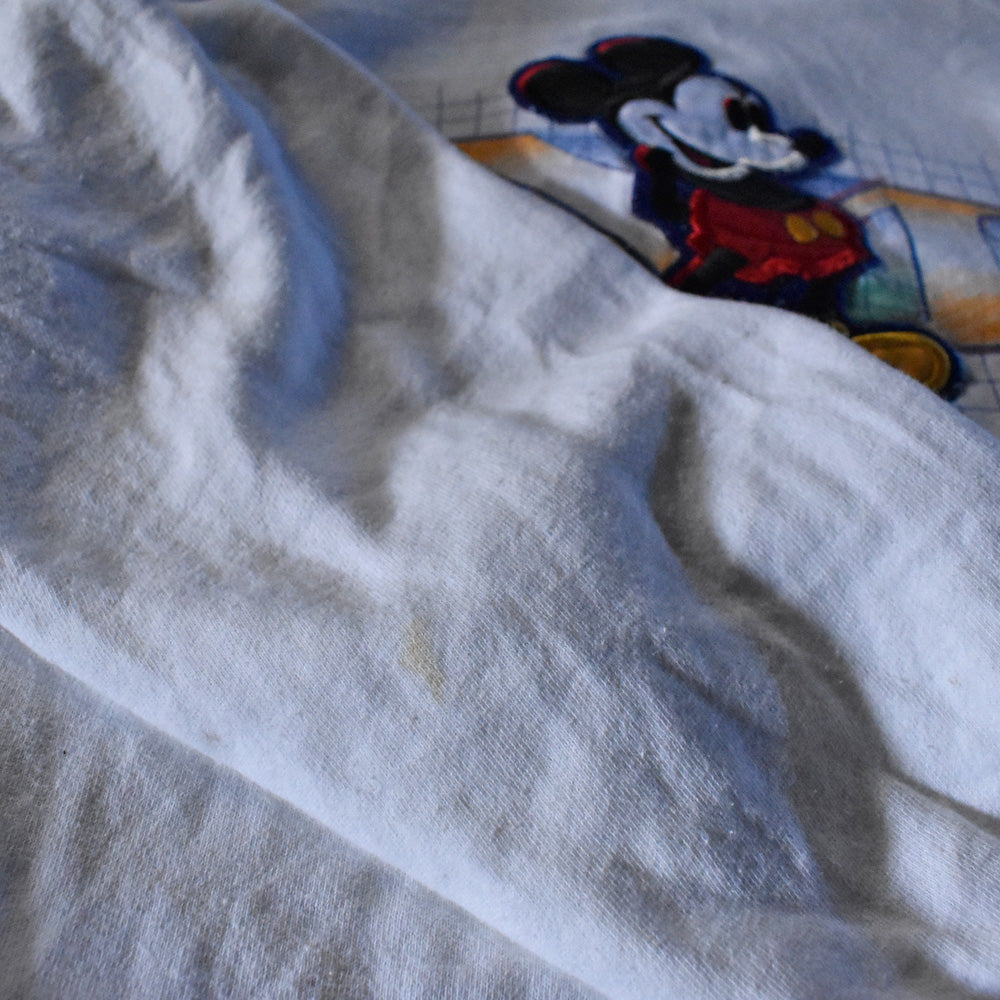 90’s Disney “Classics” ワッペン スウェット USA製 240310