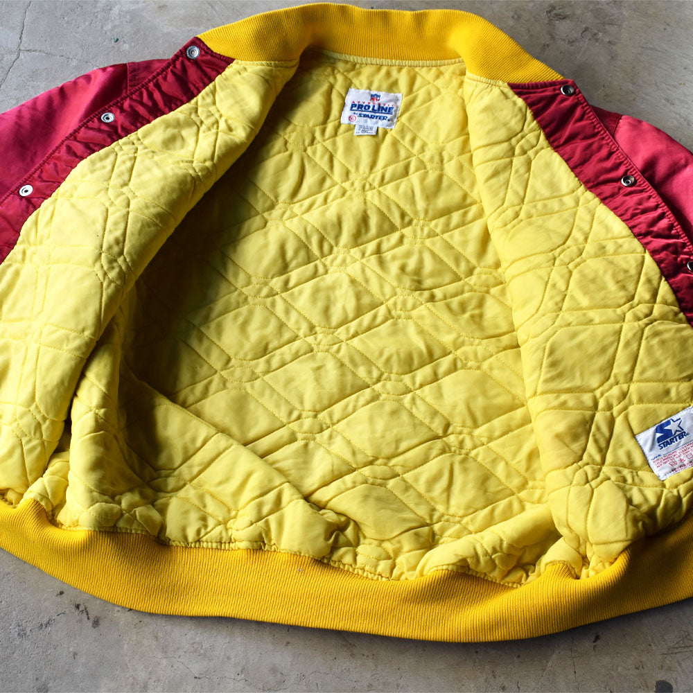 90’s STARTER “NFL Redskins” ナイロン アワードジャケット 240105