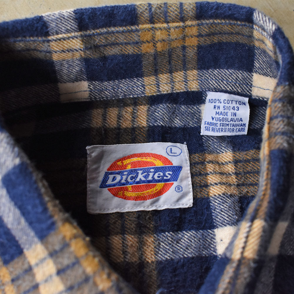 80’s Dickies フランネルシャツ ナイスカラー 251007H